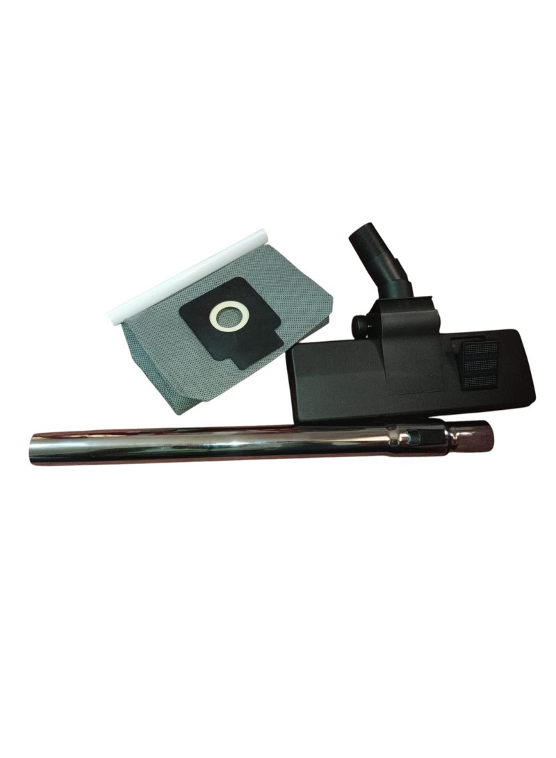 طقم مكنسة مستورد يتكون من ثلاثة قطع ماسورة استالس وفرشة وكيس متوافق مع باناسونيك وناشونال ونيوتكال - Image 2